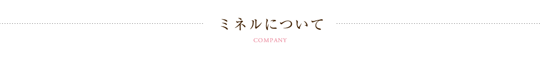 ミネルについて